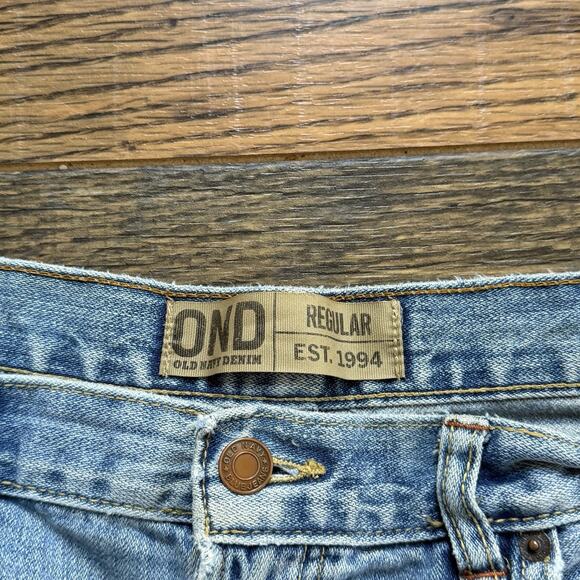 Vintage Old Navy Denim OND Regular Fit Jeans Men’s 36x32 Light Wash 90s Y2K - Picture 8 of 11